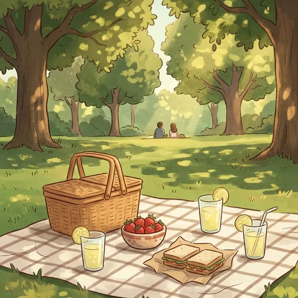 A picnic in the park